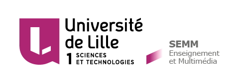 Logo service Enseignement et Multimédia Université Lille1